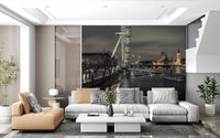 Thames Twilight Cityscape Wall Mural