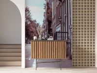 Quiet City Cobblestone Lane Wall Mural