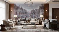 Twilight Reflections on Historic Waterways Wall Mural