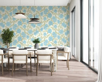Blue Hydrangea Watercolor Bloom Wallpaper⁠