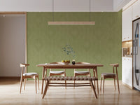Faded Ogee Damask - Meadow Green Wallpaper⁠