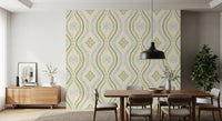 Faded Ogee Damask - Timiless French Country Wallpaper⁠