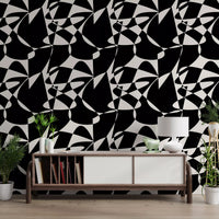 Modern Minimalist Flow Art Wallpaper⁠