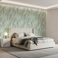Ethereal Palm Frond Abstract Wallpaper⁠
