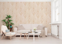 Earthy Botanical Line Art Wallpaper⁠