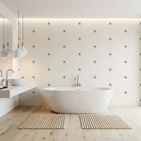 Minimalist Hand-Drawn Flourish Pattern Wallpaper⁠