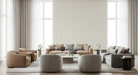 Modern Linear Spaced Strokes Pattern Wallpaper⁠