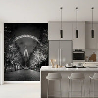 Evening Lights Urban Walkway Wall Mural