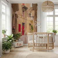 Rustic European Stone Streetscape Wall Mural