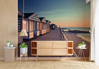 Sunrise Promenade View Wall Mural