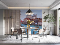 Historic Italian Waterway Scene Wall Mural