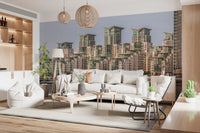 Metropolitan Waterfront Vista Wall Mural