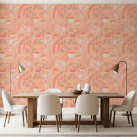 Hummingbird and Fuchsia Garden Wallpaper⁠