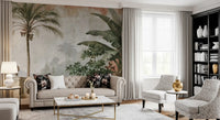 Vintage Coastal Garden Balustrade Wall Mural