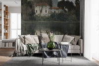 Aged European Estate Reflections Wall Mural