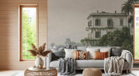 Vintage Villa by the Water Wall Mural