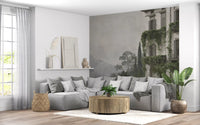 Vintage Mediterranean Estate View Wall Mural