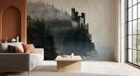 Enigmatic Stone Citadel Wall Mural