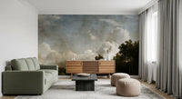 Moody Impressionist Horizon Vista Wall Mural