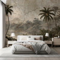 Aged Plaster Coastal Vista Wall Mural