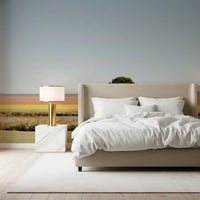 Minimalist Desert Oasis Landscape Wall Mural