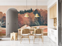 Rustic Autumnal Barn Countryside Wall Mural