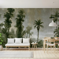 Aged Tropical Forest Landscape Wall Mural