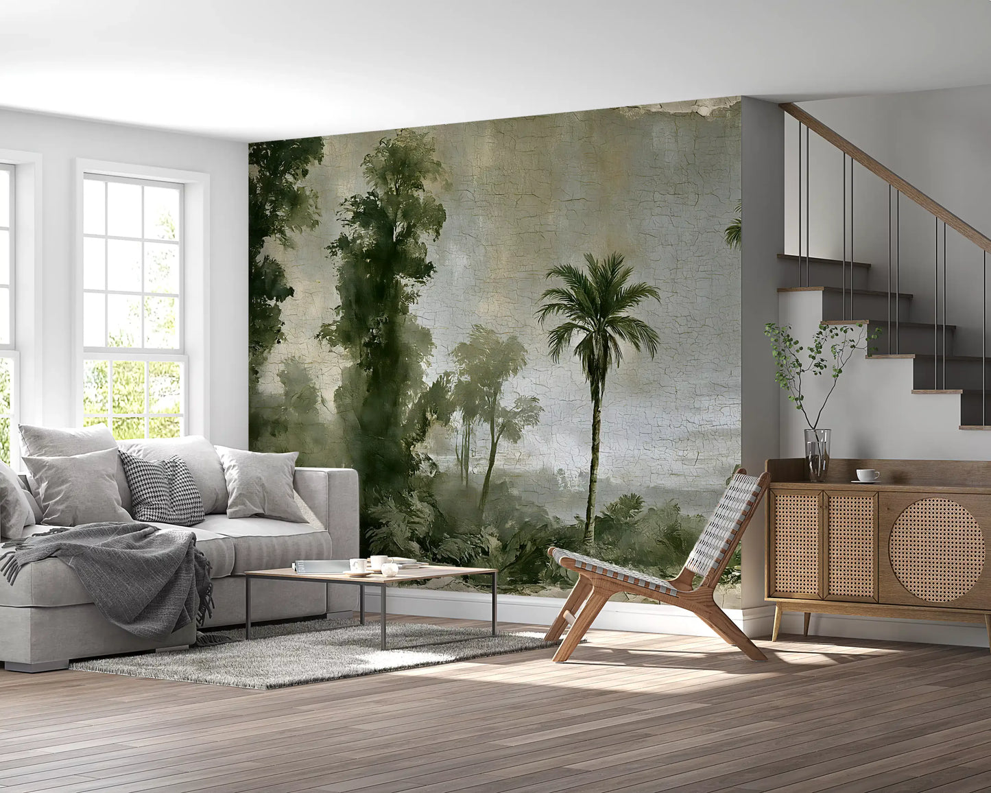 Aged Tropical Forest Landscape Wall Mural