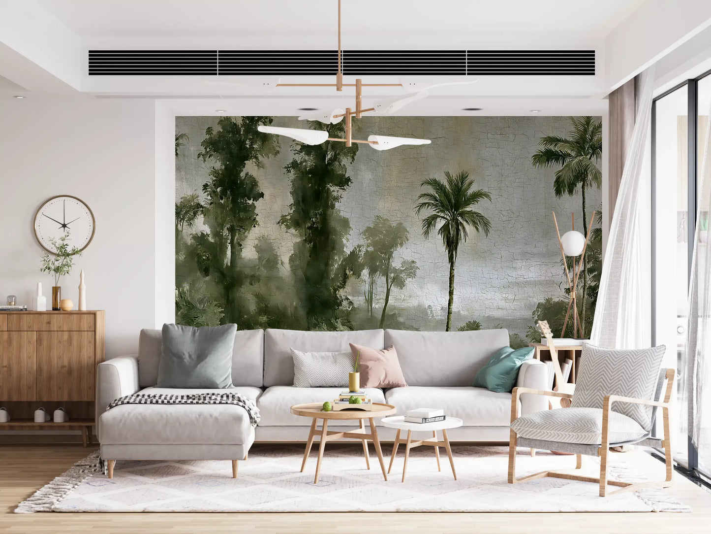 Aged Tropical Forest Landscape Wall Mural