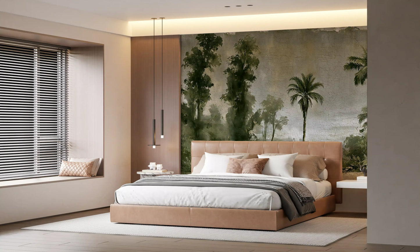 Aged Tropical Forest Landscape Wall Mural