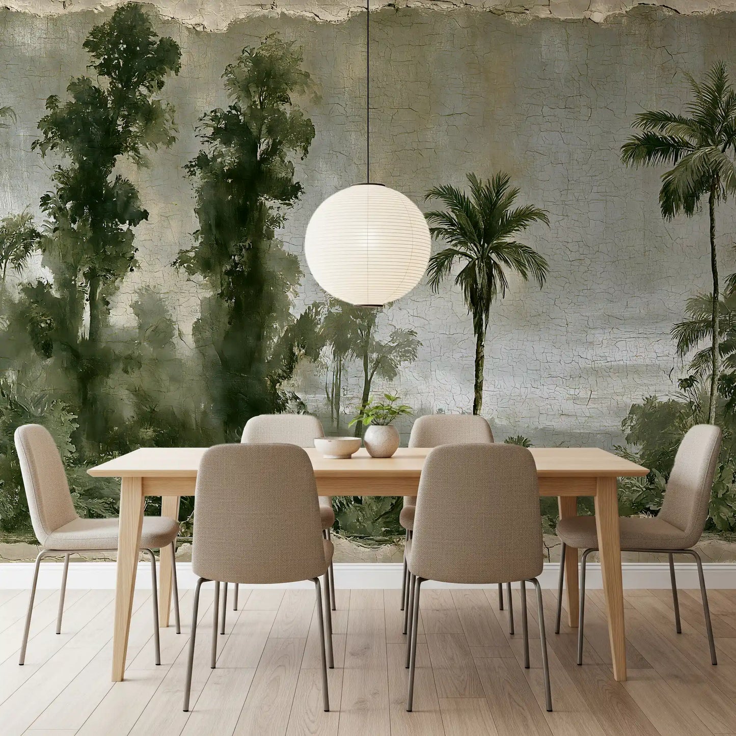 Aged Tropical Forest Landscape Wall Mural
