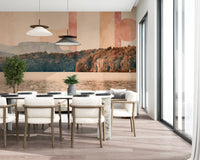 Abstract Horizon Lake Scenery Wall Mural