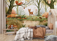 Forest Floor Wilderness Habitat Wall Mural