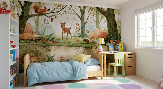 Forest Floor Wilderness Habitat Wall Mural