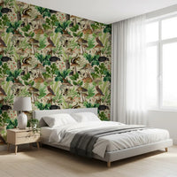 Enchanted Woodland Flora and Fauna Wallpaper⁠