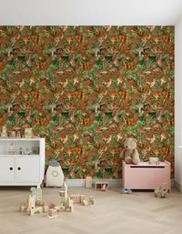 Vintage Botanical Woodland Collection Wallpaper⁠