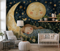Celestial Woodland Dreamscape Wall Mural