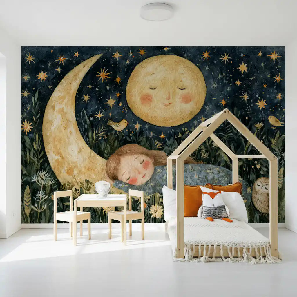 Celestial Woodland Dreamscape Wall Mural