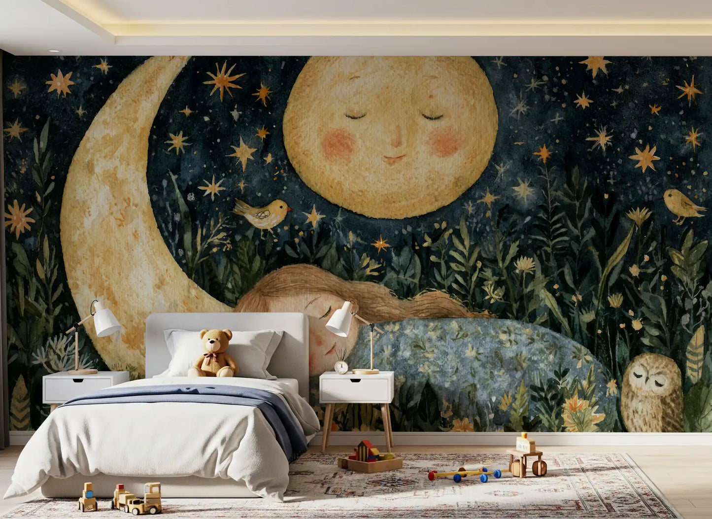 Celestial Woodland Dreamscape Wall Mural
