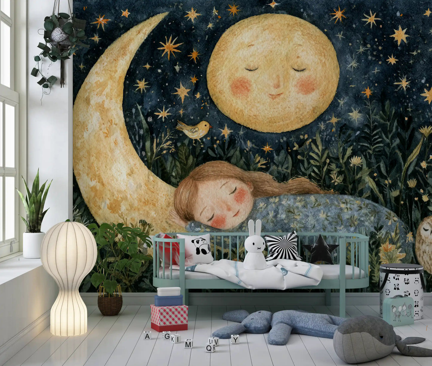 Celestial Woodland Dreamscape Wall Mural