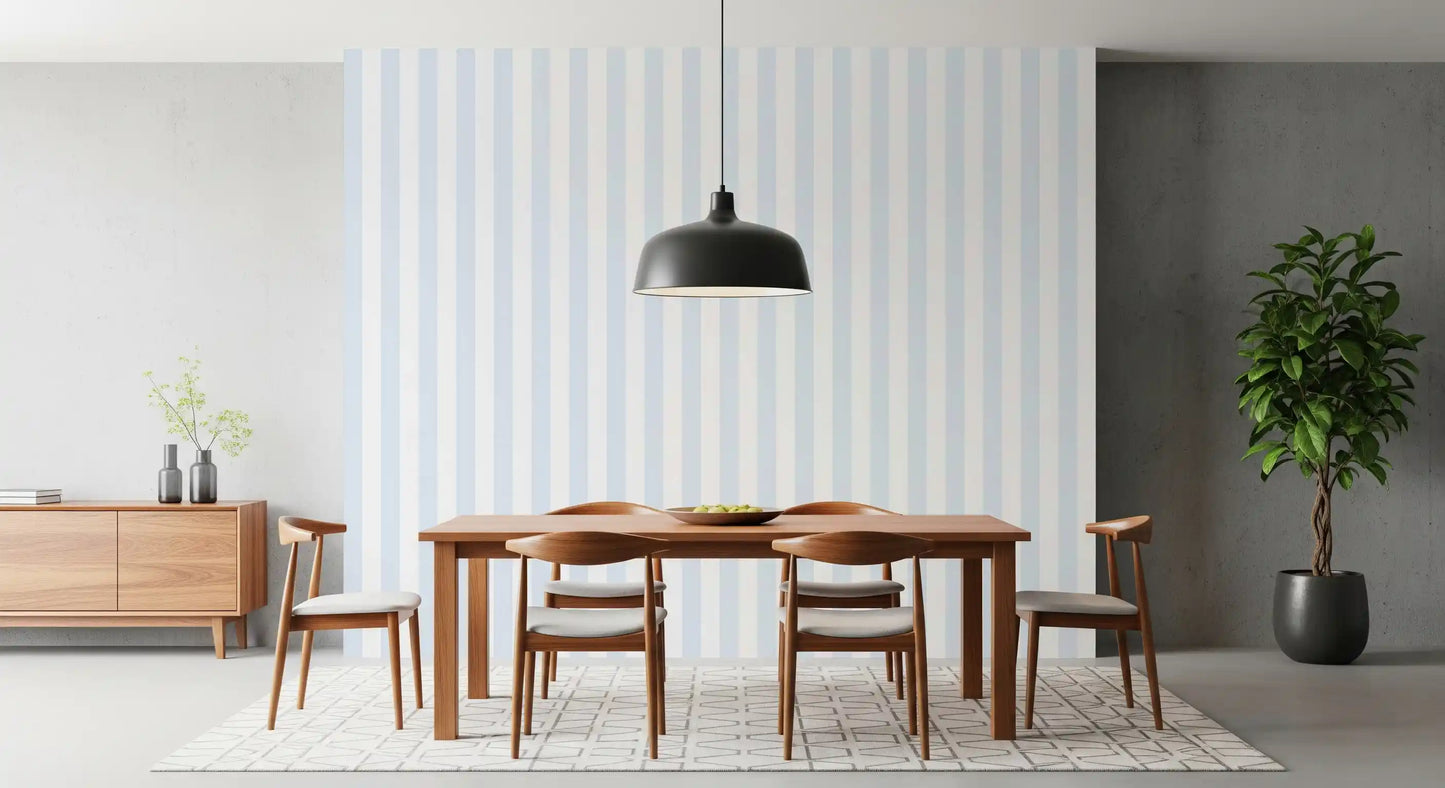 Classic Pastel Vertical Stripe Wallpaper⁠