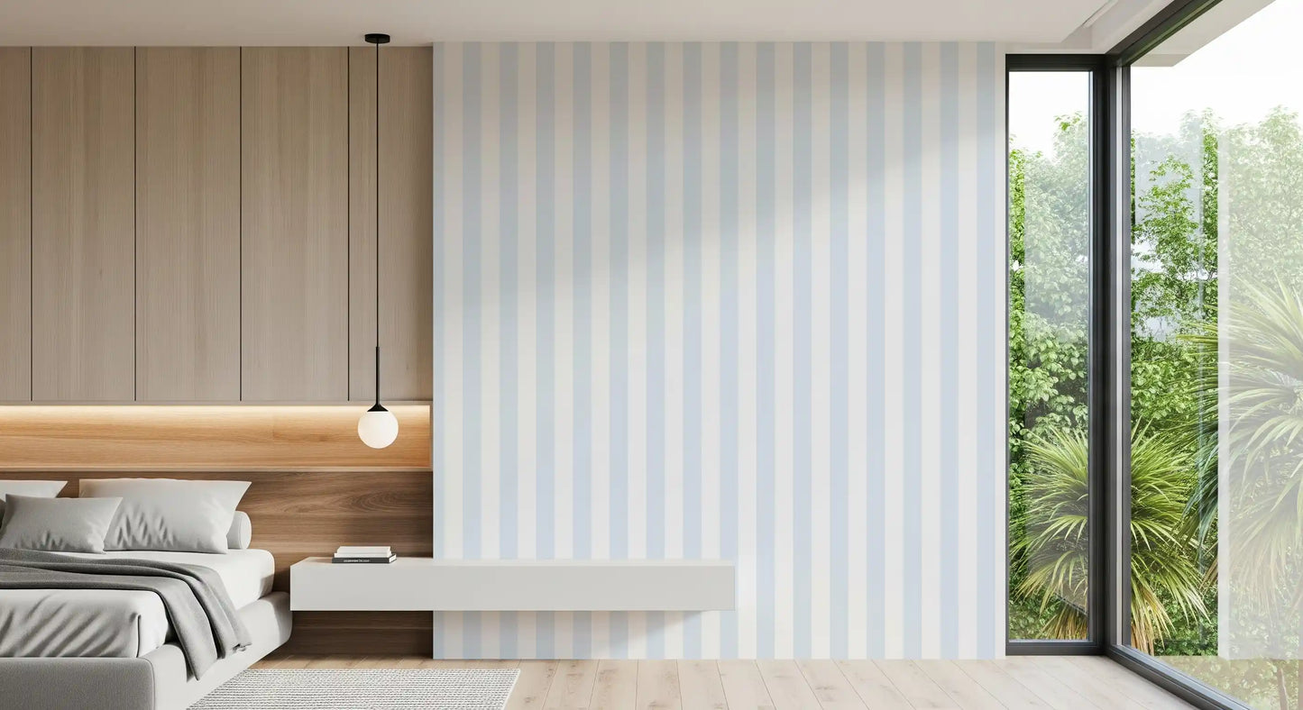 Classic Pastel Vertical Stripe Wallpaper⁠