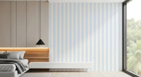 Classic Pastel Vertical Stripe Wallpaper⁠