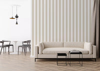 Classic Neutral Vertical Stripes Wallpaper⁠