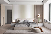 Classic Neutral Vertical Stripes Wallpaper⁠