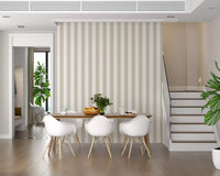 Classic Neutral Vertical Stripes Wallpaper⁠