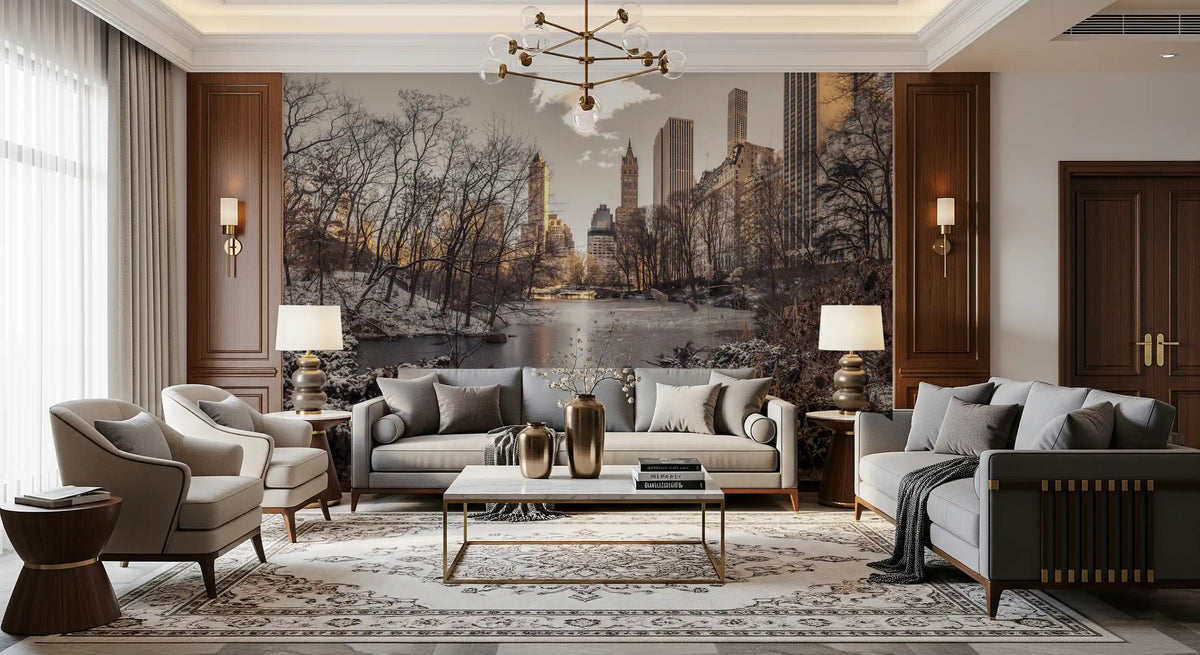 Frozen Urban Sanctuary Wall Mural