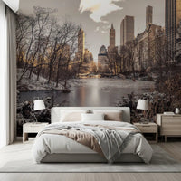 Frozen Urban Sanctuary Wall Mural