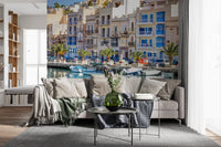 Stony Waterfront Architectural View Wall Mural