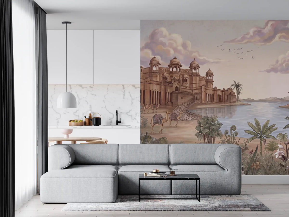 Palace by the Lake Wall Mural